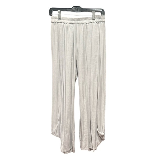 Stella Carakasi Gray Wide Leg Pants with Elastic Waistband. Small - Picture 3 of 8